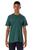 商品Los Angeles Apparel | 20001 Amazon - Fine Jersey Crew Neck T-Shirt颜色Forest Green