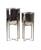 颜色: Silver-tone, Rosemary Lane | Bucket Planter with Stand, Set of 2