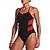 商品NIKE | Nike Women&s;s Hydrastrong Vex Colorblock Cutout One Piece Swimsuit颜色University Red