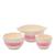 颜色: Pink, Great Jones | Stir Crazy Ceramic Mixing Bowls, Set of 3