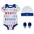 color University Red/White, Jordan | Jordan Seasonal Holiday 3 Piece Set - Boys' Infant
