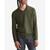 商品Calvin Klein | Men's Regular-Fit Merino Wool V-Neck Sweater颜色Jolly Green Bean Heather
