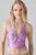 color Purple Multi, Urban Outfitters | UO O-Ring Halter Top