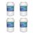 颜色: pack of 4, Drinkpod | GE MWF Refrigerator Water Filter Compatible by BlueFall