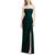 商品第2个颜色Evergreen, After Six | Women's Pleated High-Slit Strapless Evening Gown