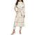 商品DKNY | Women's Plaid Maxi Wrap Coat颜色White/Camel