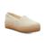 商品第4个颜色Dark Natural Metalic, TOMS | Women's Valencia Canvas Platform Espadrilles