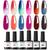 颜色: Dark Elf, MODELONES | 6 Shades Gel Nail Polish Set Collection