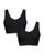 颜色: Black, Chantelle | Soft Stretch Wireless Padded V-Neck Bras, Set of 2