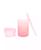 颜色: Pink, Bumkins | Baby Boys and Girls Spill-Resistant Silicone Cup, Straw and Lid Set