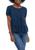 color Moonlit Ocean, Love, Fire | Junior's Puff Sleeve Burnout Babydoll T-Shirt