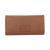 color Camel, Mancini Leather Goods | Women's Pebbled Collection RFID Secure Trifold Wing Wallet