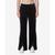 商品Marc New York by Andrew Marc | Women's Full Length Velvet Vented Pants颜色Black