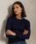 颜色: Hunter Navy, Ralph Lauren | Women's Cable-Knit Cotton Crewneck Sweater