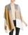 color Beige/Gray, Echo Design | Colorblock Knit Ruana