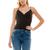 商品Ultra Flirt | Juniors' Ribbed Tank Top颜色Black