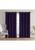 商品第8个颜色Purple, GoodGram | GoodGram 2 Pack: Hotel Thermal Grommet 100% Blackout Curtains - 52 in. W x 84 in. L, Pink