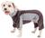 颜色: mudd brown and gray, Pet Life | Pet Life  Active 'Warm-Pup' Stretchy and Quick-Drying Fitness Dog Yoga Warm-Up Tracksuit