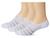Adidas | Superlite Stripe 3 Super No Show Socks 3-Pair, 颜色White/Clear Onix Grey/Clear Grey