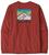 颜色: Burnished Red, Patagonia | Patagonia Men's Line Logo Ridge Responsbilit-Tee Long Sleeve T-Shirt