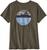 Patagonia | Patagonia Women's Skyline Stencil Responsibili-Tee Shirt, 颜色Basin Green