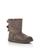 color Gray, UGG | Girls' Bailey Bow II Shearling Boots- Walker, Toddler, Little Kid, Big Kid