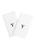 颜色: White Y, Linum Home Textiles | Personalized Denzi Hand Towels (Set of 2) in Black Font