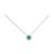 颜色: Emerald, Macy's | Sapphire ( 3/8 ct. t.w.) & Diamond Accent Pendant Necklace in 14k White Gold, 16" + 2" extender (Also Available in Emerald & Ruby)
