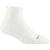 商品Darn Tough Vermont | Darn Tough Women's Run 1/4 Ultra-Lightweight Cushion Sock颜色White