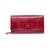 Mancini Leather Goods | Casablanca Collection RFID Secure Ladies Clutch Wallet, 颜色Red