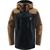 商品Haglofs | Men's Elation GTX Jacket颜色True Black / Teak Brown