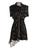 商品IRO | Iro Leven Metallic Asymmetric Hem Mini Dress颜色Black