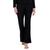 Steve Madden | Women's Ribbed Flare-Leg Sleep Pants, 颜色Black