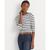 商品第2个颜色White/Regal Navy, Ralph Lauren | Button-Shoulder Striped Top
