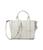 颜色: Cotton/Silver, Marc Jacobs | The Leather Small Tote Bag