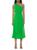 ALEXIA ADMOR | Fay One Shoulder Midi Fit and Flare Dress, 颜色BRIGHT GREEN