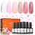 颜色: Jelly Chic, MODELONES | 6 Shades Gel Nail Polish Set Collection