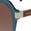 商品Longchamp | Le Pliage 56mm Gradient Tea Cup Sunglasses颜色Blue/ Brown Pliage