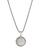 颜色: D/Silver, David Yurman | Sterling Silver Cable Collectibles Initial Charm Necklace with Diamonds, 18"