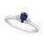 颜色: Sapphire/White Gold, Macy's | Emerald (3/8 ct. t.w.) & Diamond Accent Pear Ring in 14k Gold (Also in Sapphire, & Pink Sapphire)