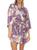 color MAUVE, Flora Nikrooz | Arisa Printed Charmeuse Robe