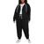 商品Tommy Hilfiger | Tommy Hilfiger Sport Womens Plus Fleece Comfy Zip-Front Hoodie颜色Black