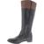 商品Karen Scott | Karen Scott Womens Deliee 2 Belted Knee-High Riding Boots颜色Black/Brown