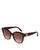 color Havana/Brown, Celine | Women's Triomphe Round Sunglasses, 58mm