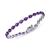 颜色: Amethyst, Macy's | Multi-Gemstone Pear Tennis Bracelet (11-1/4 ct. t.w.) in Sterling Silver (Also in Citrine, Amethyst, & Blue Topaz)