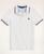 商品Brooks Brothers | Boys Short-Sleeve Cotton Tipped Polo Shirt颜色White