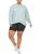 Calvin Klein | Plus Womens Terry Cozy Sweatshirt, 颜色sea level