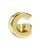 商品第7个颜色Gold - G, Moleskine | Initial Gold Plated Notebook Charm