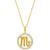 商品第10个颜色Scorpio, Giani Bernini | Cubic Zirconia Zodiac Halo 18" Pendant Necklace in 18k Gold-Plated Sterling Silver, Created for Macy's