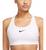 颜色: White, NIKE | Women's Swoosh Padded Medium-Impact Sports Bra